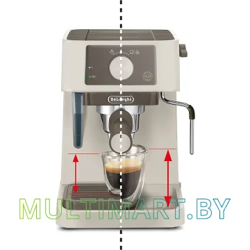 Рожковая кофеварка DeLonghi Stilosa EC235.CR картинка 2